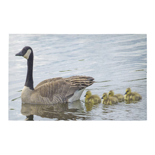Goose And Baby Goslings Bath Rug 20''x 32''