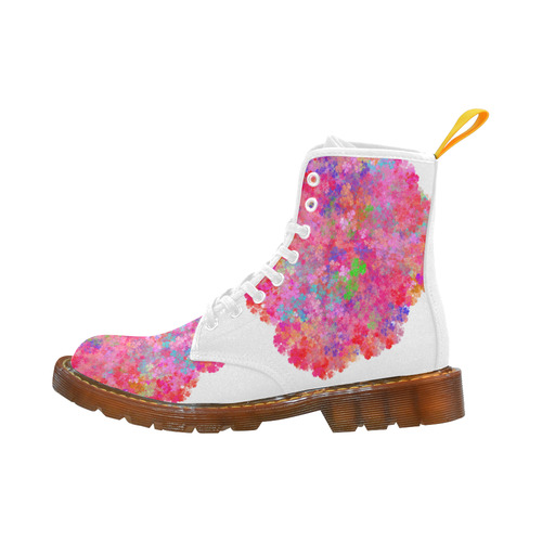 The Pink Party Colorful Splash Martin Boots For Men Model 1203H