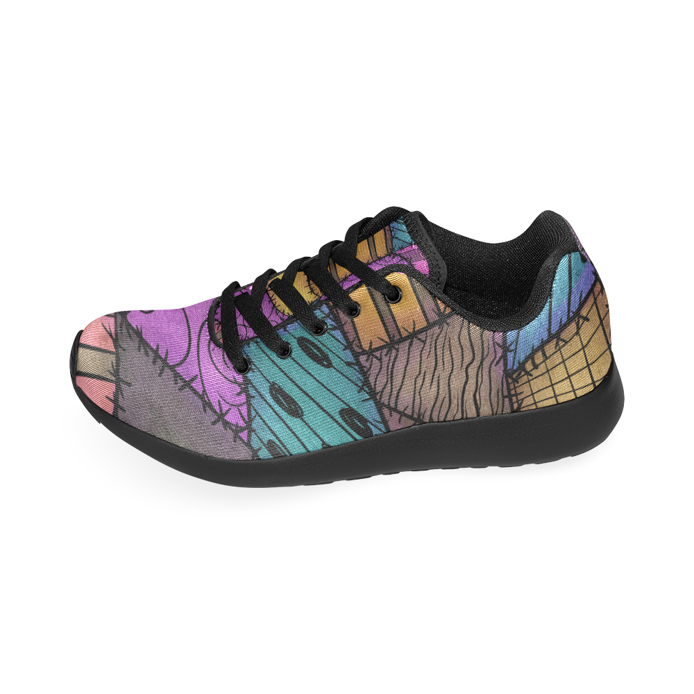 Patchwork Scraps Women’s Running Shoes (Model 020)