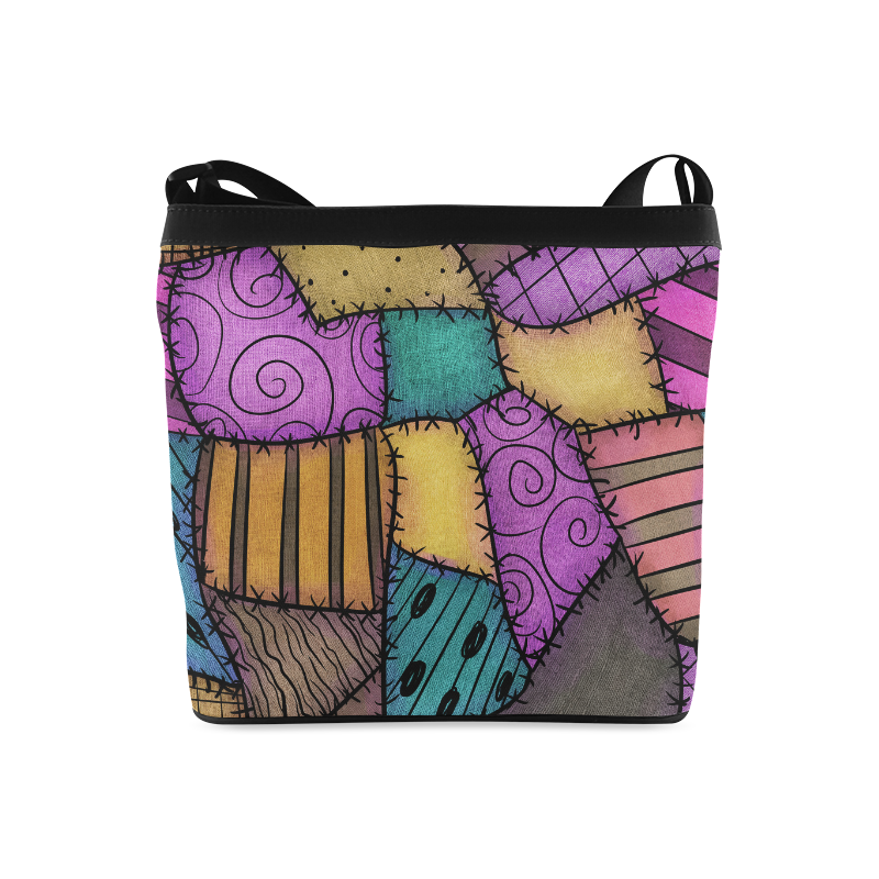 Patchwork Scraps Crossbody Bags (Model 1613)