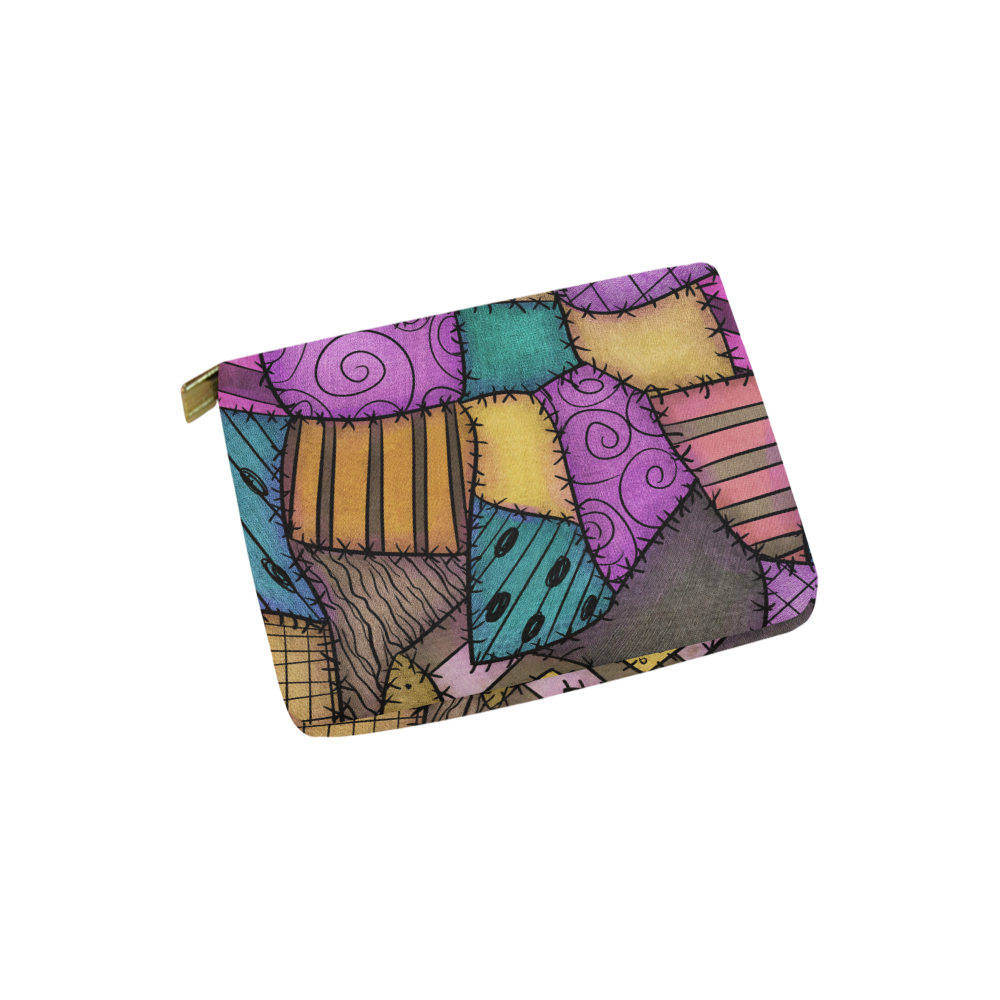 Patchwork Scraps Carry-All Pouch 6''x5''