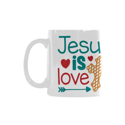 Jesus Is Love Tur/Red White Mug(11OZ)