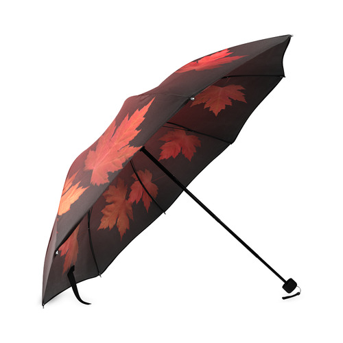 Autumn Leaves Umbrella Canada Souvenirs Foldable Umbrella (Model U01)