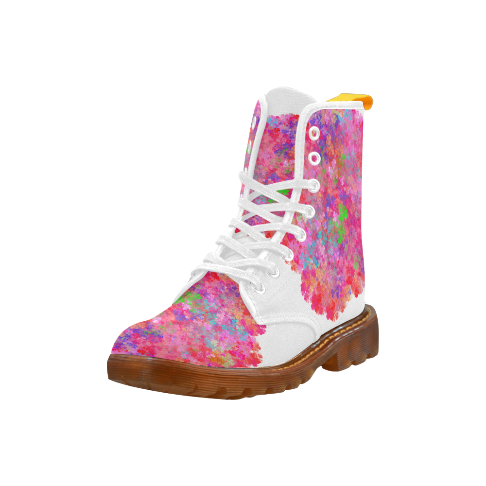 The Pink Party Colorful Splash Martin Boots For Men Model 1203H