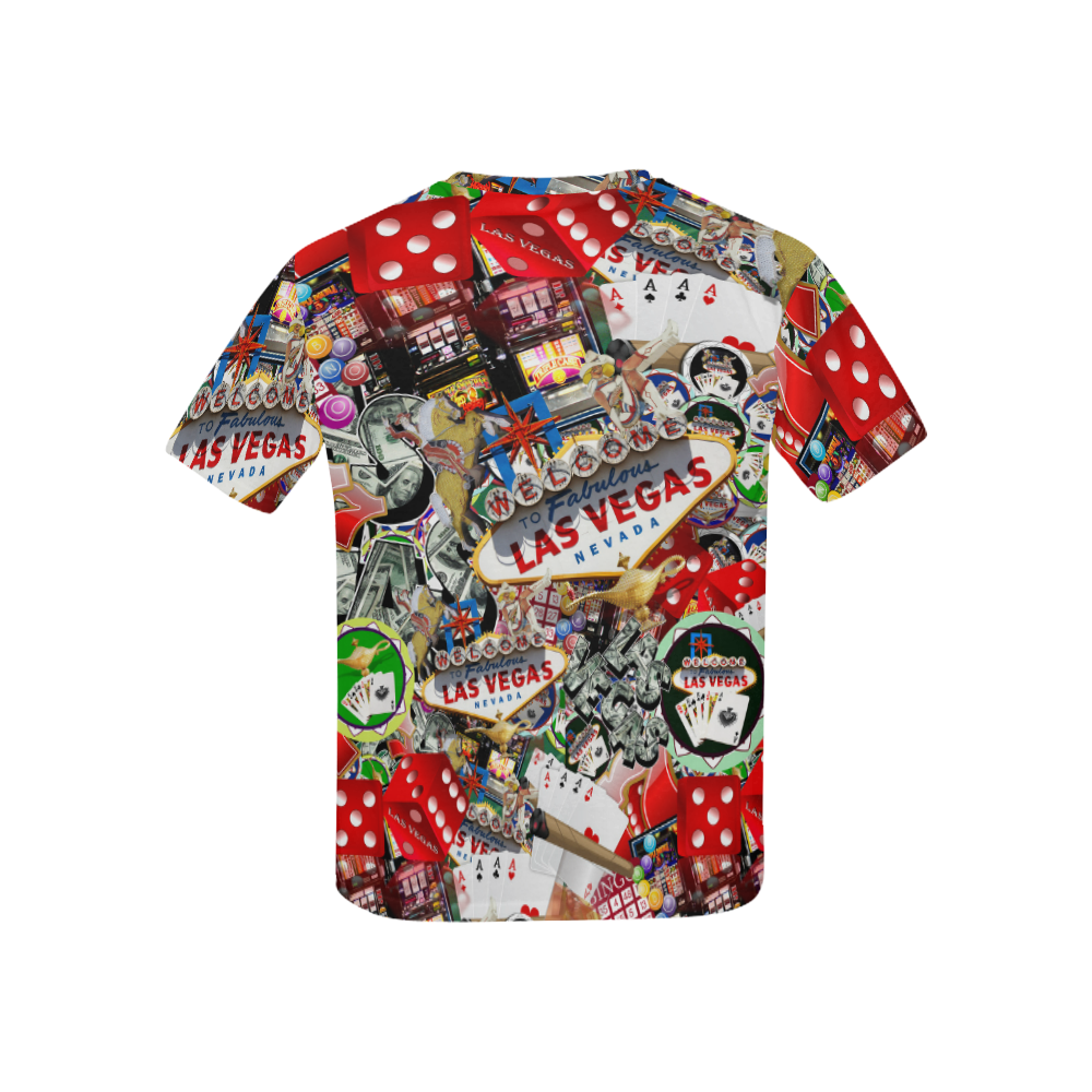 Las Vegas Icons - Gamblers Delight Kids' All Over Print T-shirt (USA Size) (Model T40)