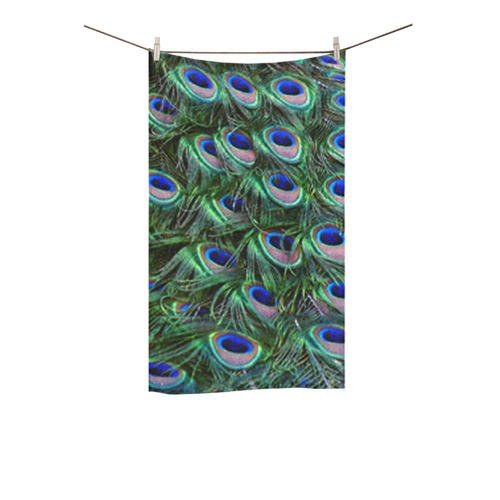 Peacock Feathers Custom Towel 16"x28"