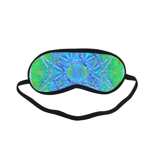 protection in nature colors-teal, blue and green Sleeping Mask