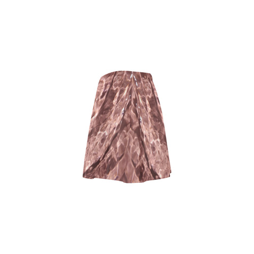 blush dip Mini Skating Skirt (Model D36)