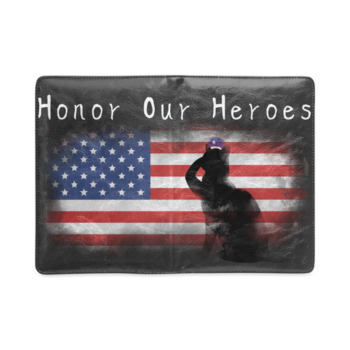 Honor Our Heroes On Memorial Day Custom NoteBook A5