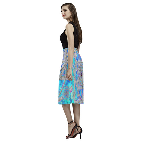 protection in blue harmony Aoede Crepe Skirt (Model D16)