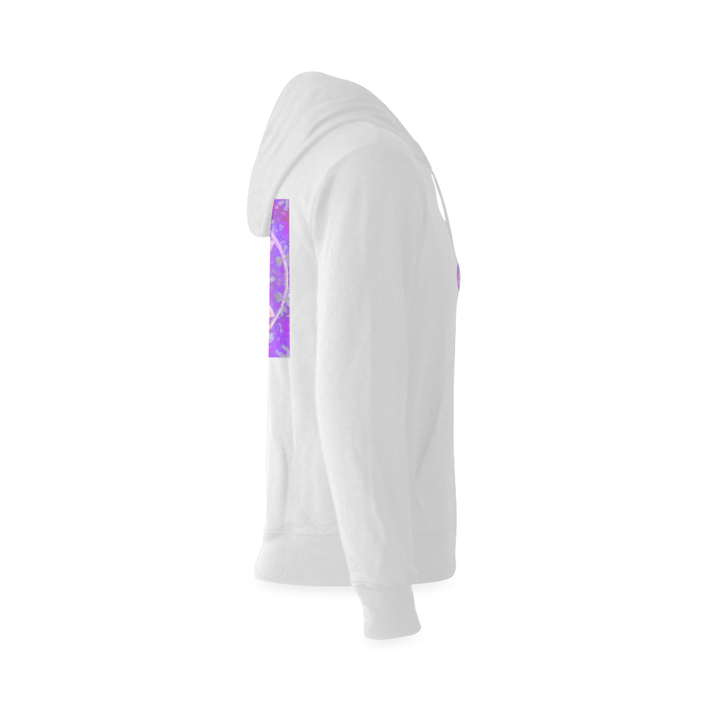 protection in purple colors Oceanus Hoodie Sweatshirt (Model H03)