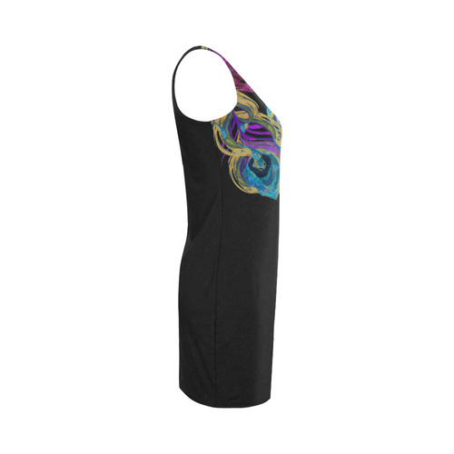 peacock2 Medea Vest Dress (Model D06)