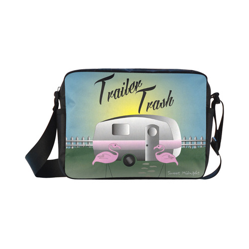 Trailer Trash Messenger Bag Classic Cross-body Nylon Bags (Model 1632)