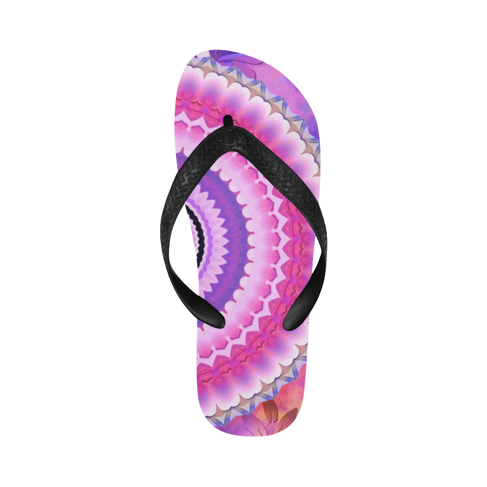 Freshness Energy Mandala Flip Flops for Men/Women (Model 040)