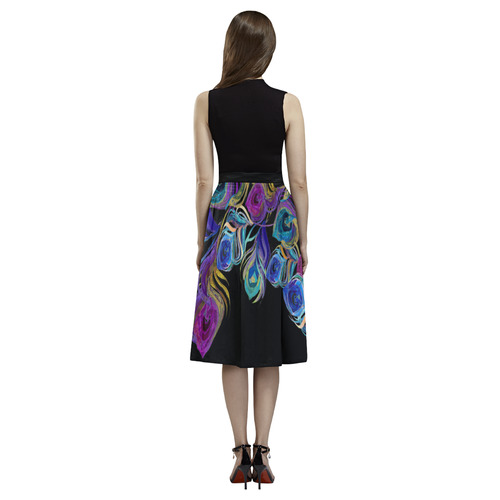 peacock3 Aoede Crepe Skirt (Model D16)