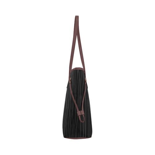 Gothic Stripes Clover Canvas Tote Bag (Model 1661)