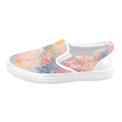 amazing Floral 617A by FeelGood Women's Unusual Slip-on Canvas Shoes (Model 019)