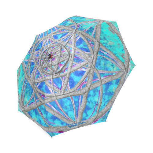 protection in blue harmony Foldable Umbrella (Model U01)