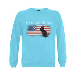 Honor Our Heroes On Memorial Day Gildan Crewneck Sweatshirt(NEW) (Model H01)