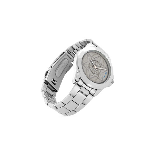 protection through fundamental mineral energy Unisex Stainless Steel Watch(Model 103)