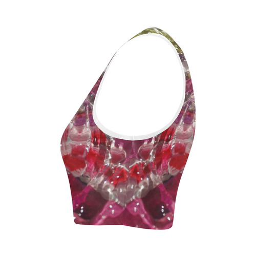 Petal Mania Women's Crop Top (Model T42)