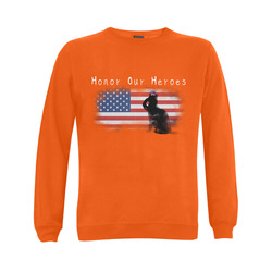 Honor Our Heroes On Memorial Day Gildan Crewneck Sweatshirt(NEW) (Model H01)