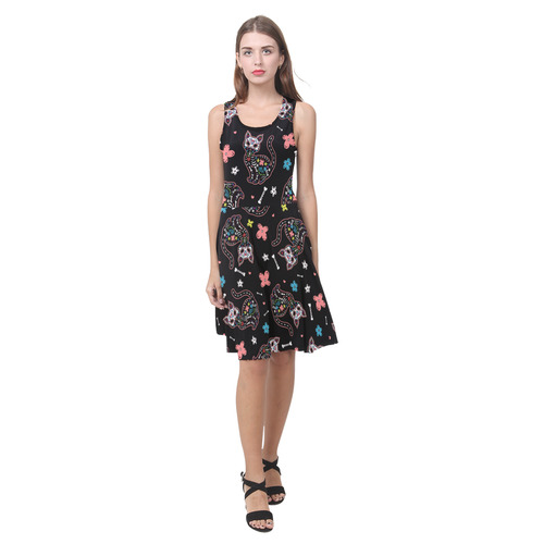 Dia de los Gatos Atalanta Casual Sundress(Model D04)