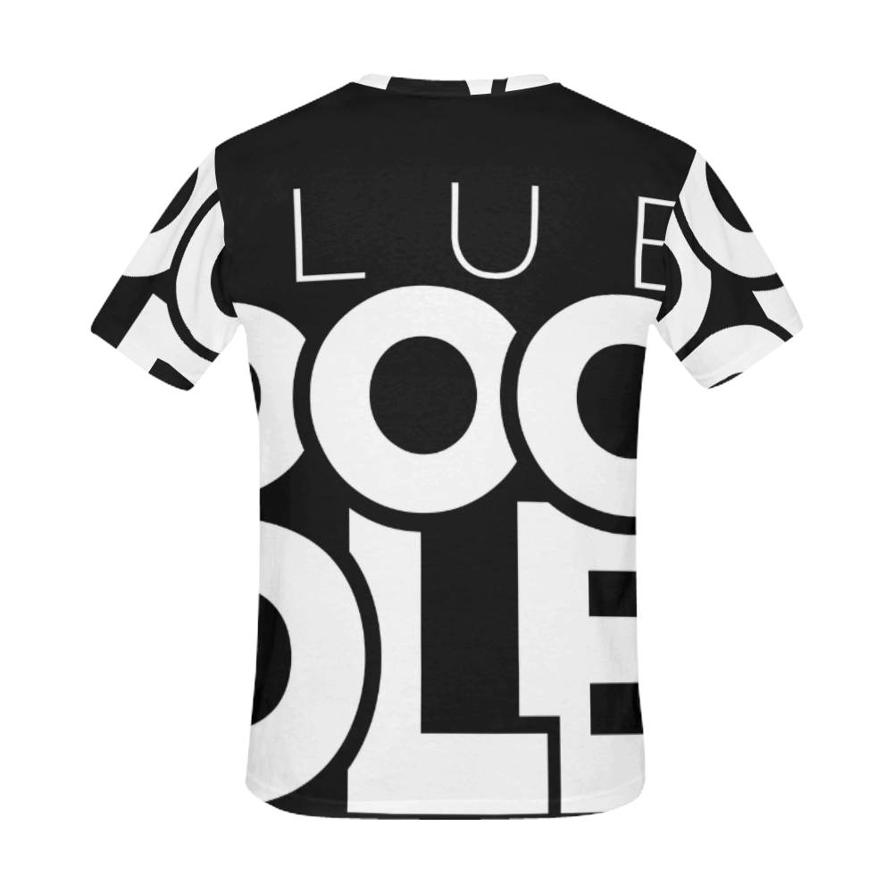 CLUBDOODLE (black) All Over Print T-Shirt for Men (USA Size) (Model T40)