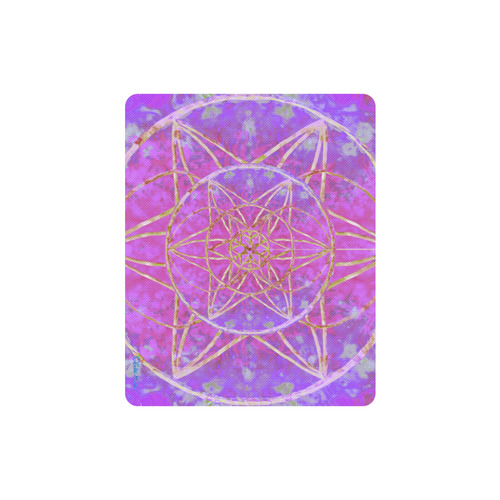 protection in purple colors Rectangle Mousepad