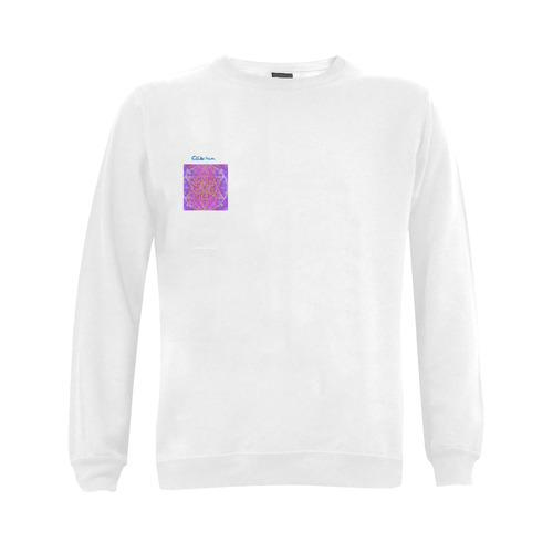 protection in purple colors Gildan Crewneck Sweatshirt(NEW) (Model H01)