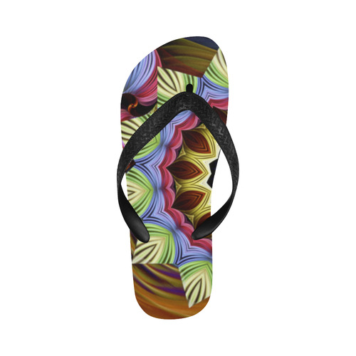 Love Energy Mandala Flip Flops for Men/Women (Model 040)