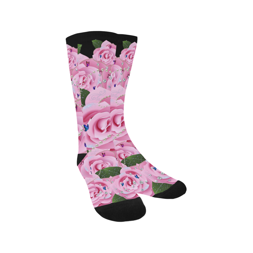 floral is the new black 1 Trouser Socks