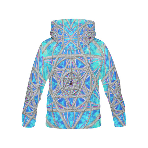 protection in blue harmony All Over Print Hoodie for Men (USA Size) (Model H13)