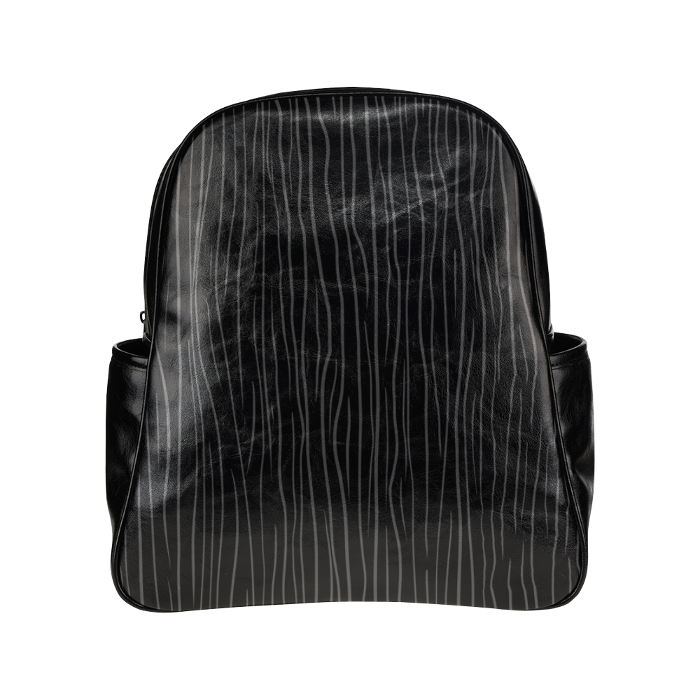 Gothic Stripes Multi-Pockets Backpack (Model 1636)