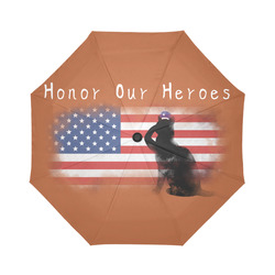 Honor Our Heroes On Memorial Day Auto-Foldable Umbrella (Model U04)