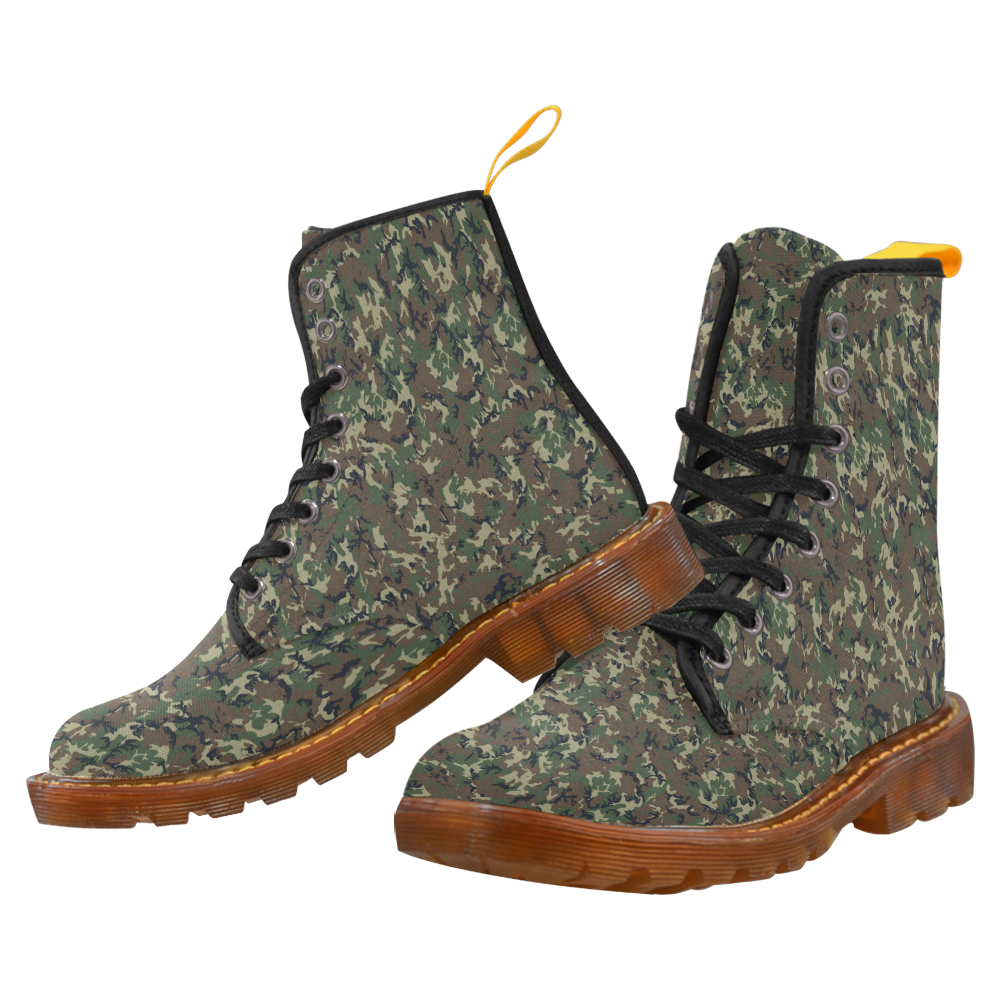 Forest Camouflage Military Pattern Martin Boots For Men Model 1203H