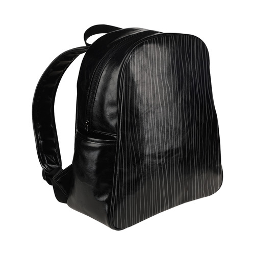 Gothic Stripes Multi-Pockets Backpack (Model 1636)