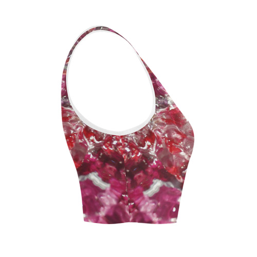 Petal Mania Women's Crop Top (Model T42)