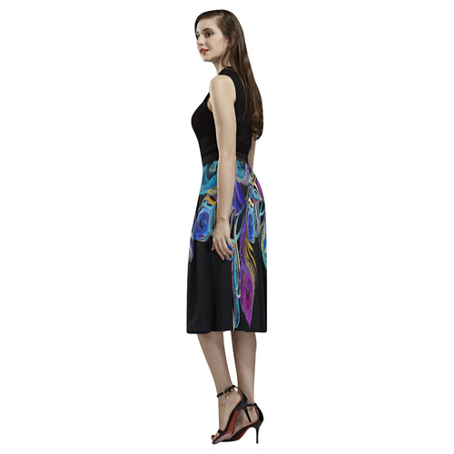 peacock3 Aoede Crepe Skirt (Model D16)