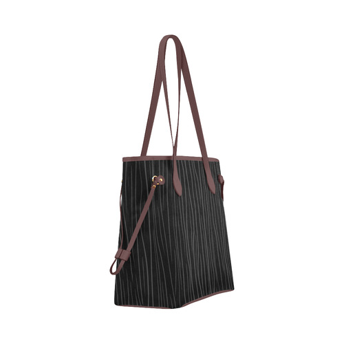 Gothic Stripes Clover Canvas Tote Bag (Model 1661)