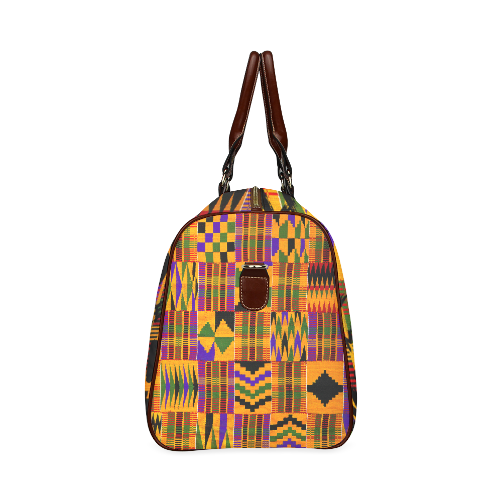 KENTE TRAVEL BAG Waterproof Travel Bag/Large (Model 1639)