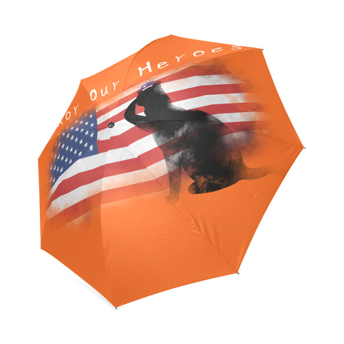 Honor Our Heroes On Memorial Day Foldable Umbrella (Model U01)