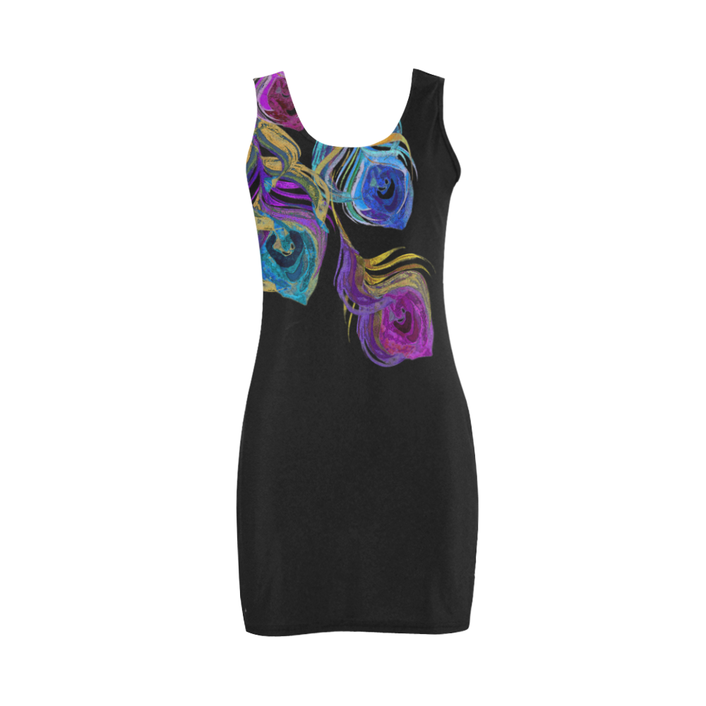 peacock2 Medea Vest Dress (Model D06)