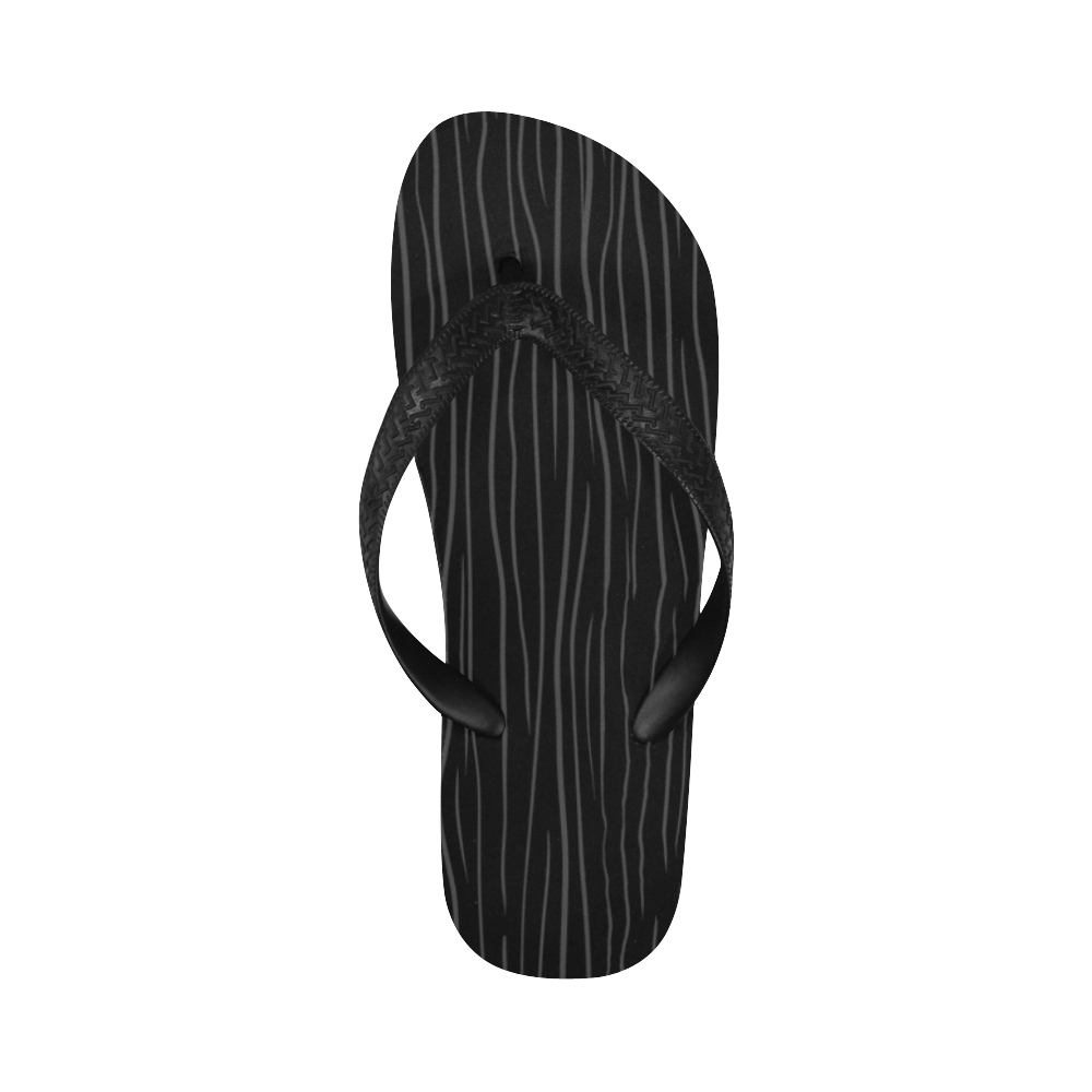 Gothic Stripes Flip Flops for Men/Women (Model 040)