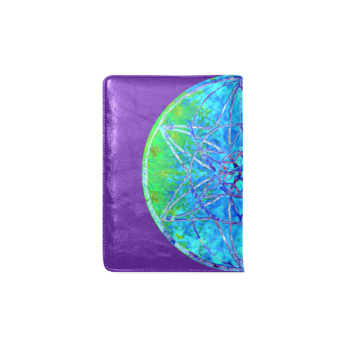 protection in nature colors-teal, blue and green-2 Custom NoteBook A5