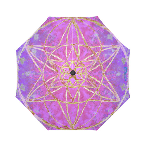 protection in purple colors Auto-Foldable Umbrella (Model U04)