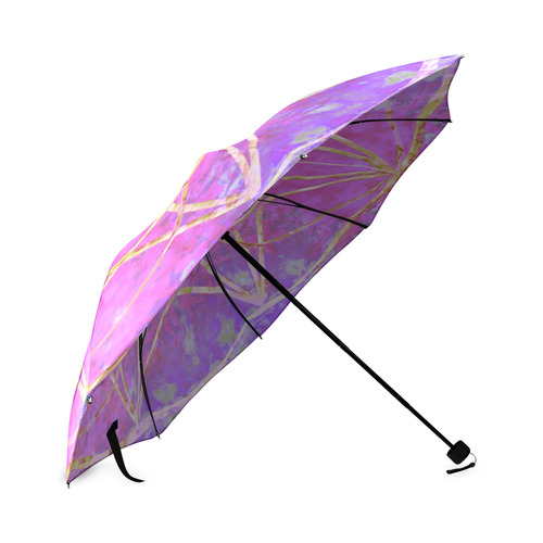 protection in purple colors Foldable Umbrella (Model U01)