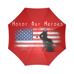 Honor Our Heroes On Memorial Day Foldable Umbrella (Model U01)
