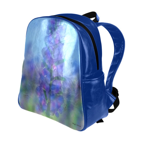 Blue Fire. Inspired by the Magic Island of Gotland. Multi-Pockets Backpack (Model 1636)