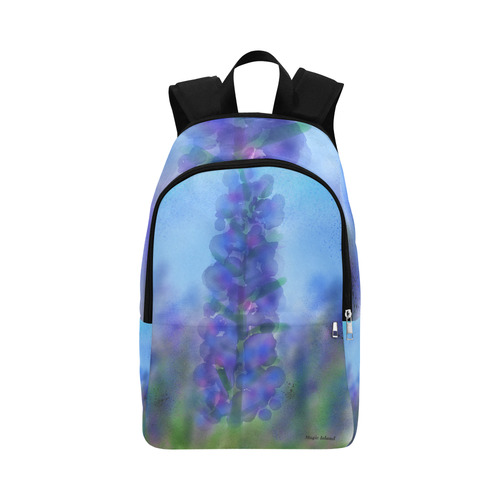 Blue Fire. Inspired by the Magic Island of Gotland. Fabric Backpack for Adult (Model 1659)